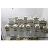 13pc luster cannister set