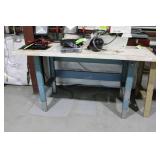 Formica top work table 60" x 35" x 34"