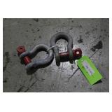 Two Crosby 7/8, PWLL6-1/2 clevis