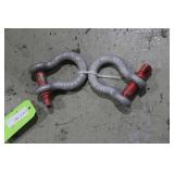 Two Crosby 7/8, PWLL6-1/2 clevis