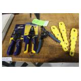 Irwin wire strippers 3 pair, Klein wire stripper &