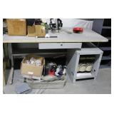 Formica top table workstation 60" x  28" x 30"