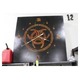 Custom made plasma cut metal faced wall clock 4