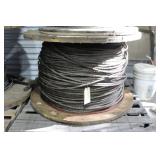 Partial spool 1/2" double braided cable