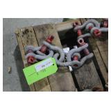 4pcs Crosby Clevis WLL3  5/8