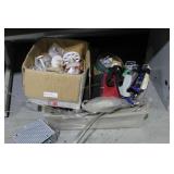 Box assorted brass, copper antenna stand offs &har