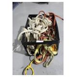 Job lot - assorted braided tie ropes, 1/4 - 5/8, 1