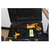 DeWalt 18V sawzaw in case with charge
