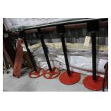 4x$ - Custom stanchions