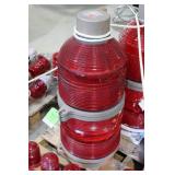 Tower beacon with red Fresnel lens 32" tall