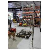 Alum triple pulley hoist on round 6