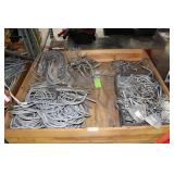 Tray lot assorted heavy duty galv. U bolts 5"-7" i