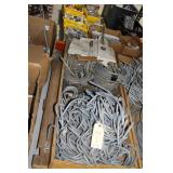 Galv U bolts assorted sizes 100+ in 2x4 tray