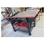 Heavy steel work table 5