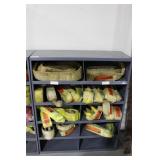 Duraham Manf. 5 shelf, 10 compartment rack shelf s