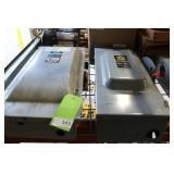 Two electrical cut off boxes, general safety switc