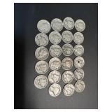 Twenty-Three Mercury Dimes: 1931, 1929, 1930,