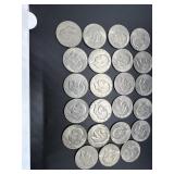 Twenty-Three Eisenhower Dollars: (10)1971,