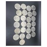 Twenty-Five Eisenhower Dollars: (15)1971,