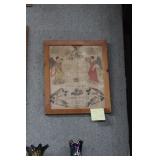 Original 1800s Marriage Certificate 17.5" x