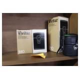 Four Vivitar lenses - three in original box