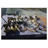 Brass chandelier hangers, lamp bases & lighting ps