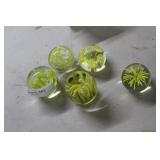 Paperweights 5 yellow