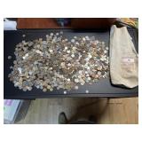 A Sack of Foreign Coins: Canadian, Mexican,