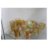 Orange Merigold depression glass