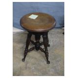Classic Glass Ball & Claw Foot piano stool, 4