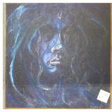 In your dreams Lady, signed Rioux, 30.50" x