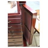 8 Drawer Jewelry Chest2 Side Storage