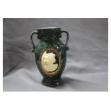 Cameo vase, Mount Clemons Pottery