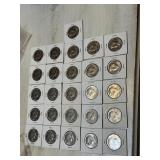 Twenty-Six Bicentennial Kennedy Half Dollars