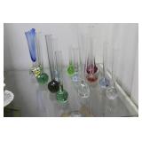 12 timed release paperweight bud vases