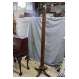 Mission style Oak hat & coat stand, org. finish,