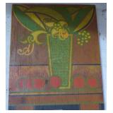 Still life on slab wood 22 x 26 in hi