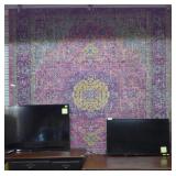 8 ft x 12 ft area rug.Tight woven ,bound