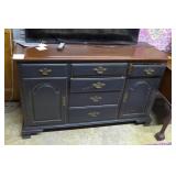 Ethan Allen solid cherry buffet6 divided