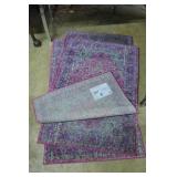 3 Bodrum  3 x 5 poly runners.Medallion  &