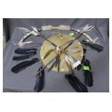2 pc Navajo CeremonialDecorated bow w/2