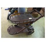 3 wheeled tea cartSpanish  styled,cherry