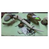 3 Native American artifacts Gator