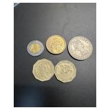 One 2000P Sacagawea Dollar, Two Queen Elizabeth