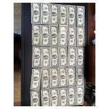 Fifty US $2 Federal Reserve Notes