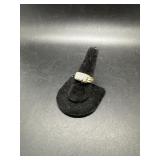 14K Midcentury style ring with 1/2 CTW size 10.5