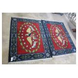 Pair of nice tall 35"48" Bicentennial eagle