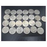 Twenty-Five Eisenhower Dollars: (2)1971,