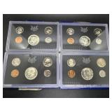 Four 1969 US Proof Sets