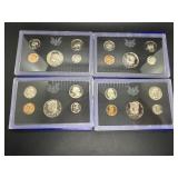 Four 1972 US Proof Sets